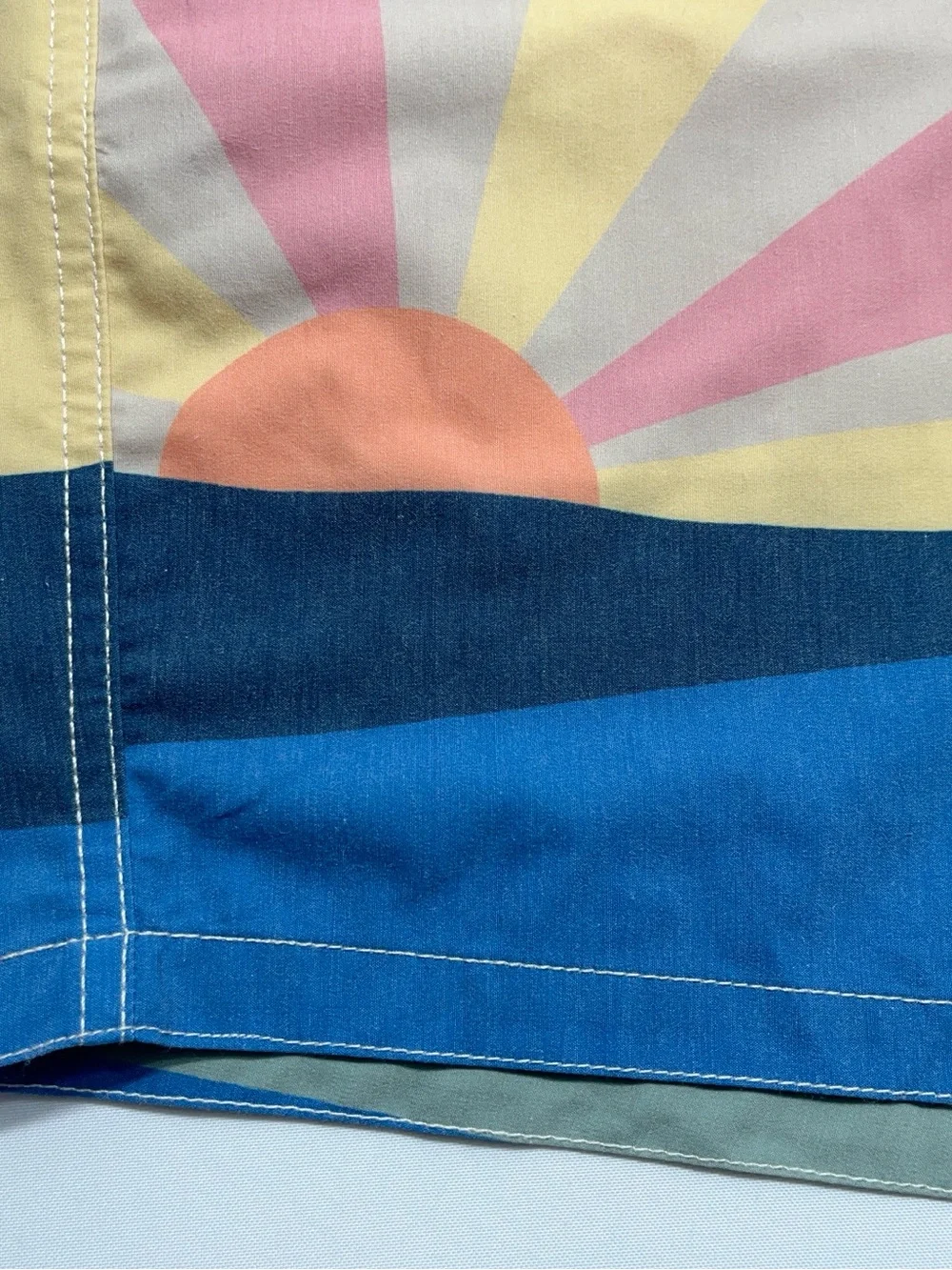Faherty Soleil Board Short Mens 34 Unlined Swim Fall Sunset 7”Inseam Huckberry